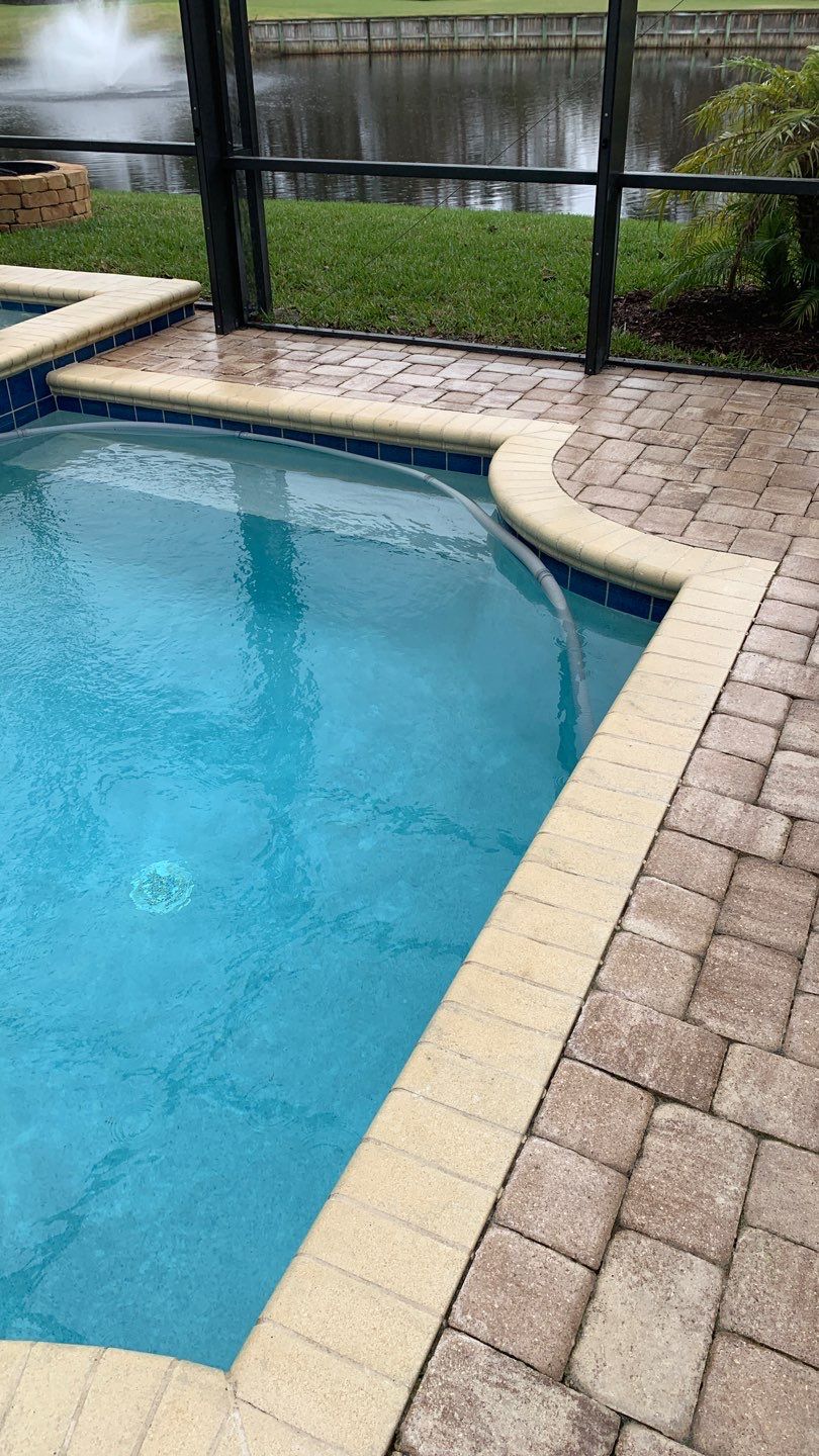 Pool Deck using Concrete Sealant by DuraSeal
