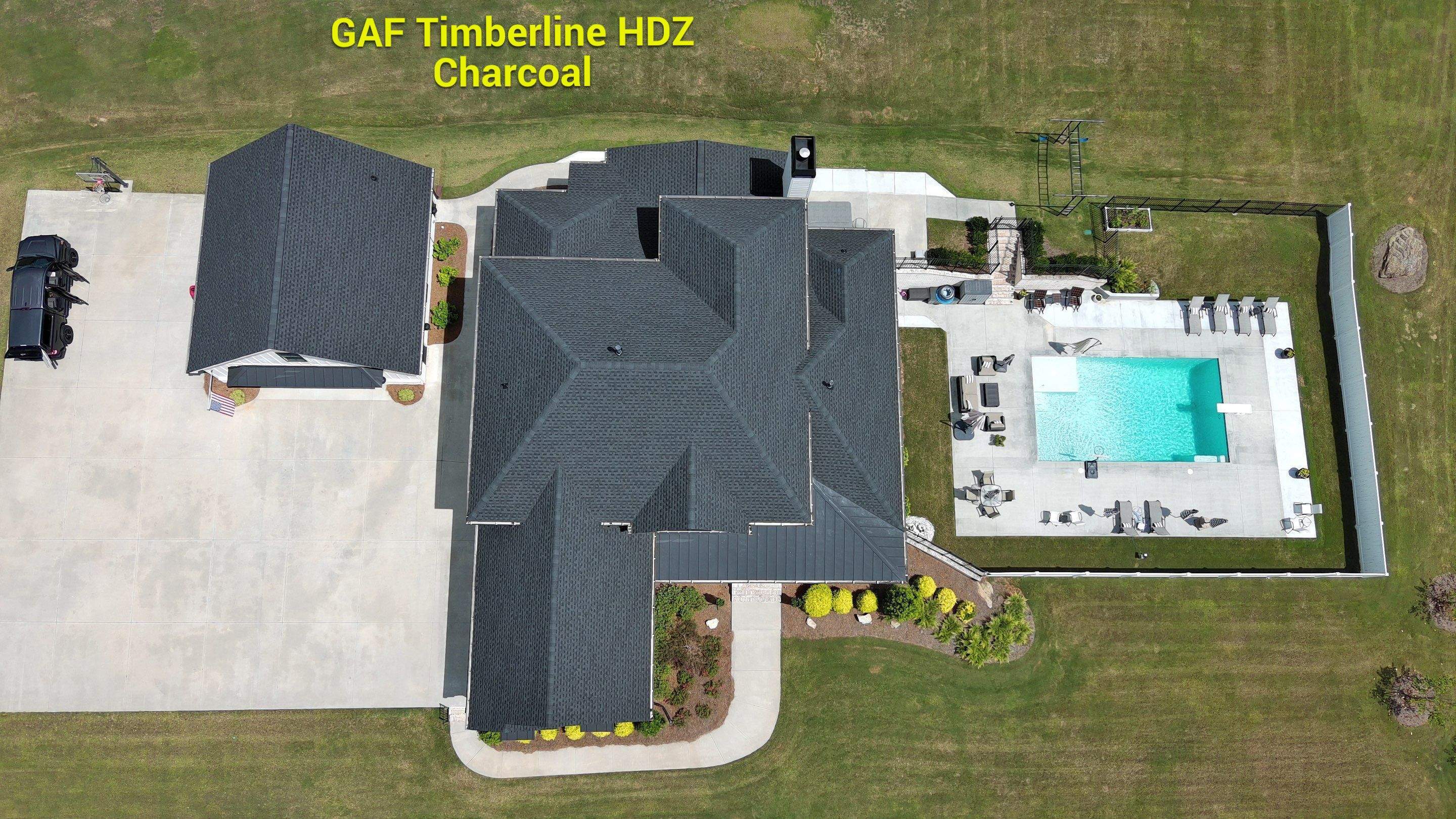 New roof installation and shingle colors by Rhino Restoration