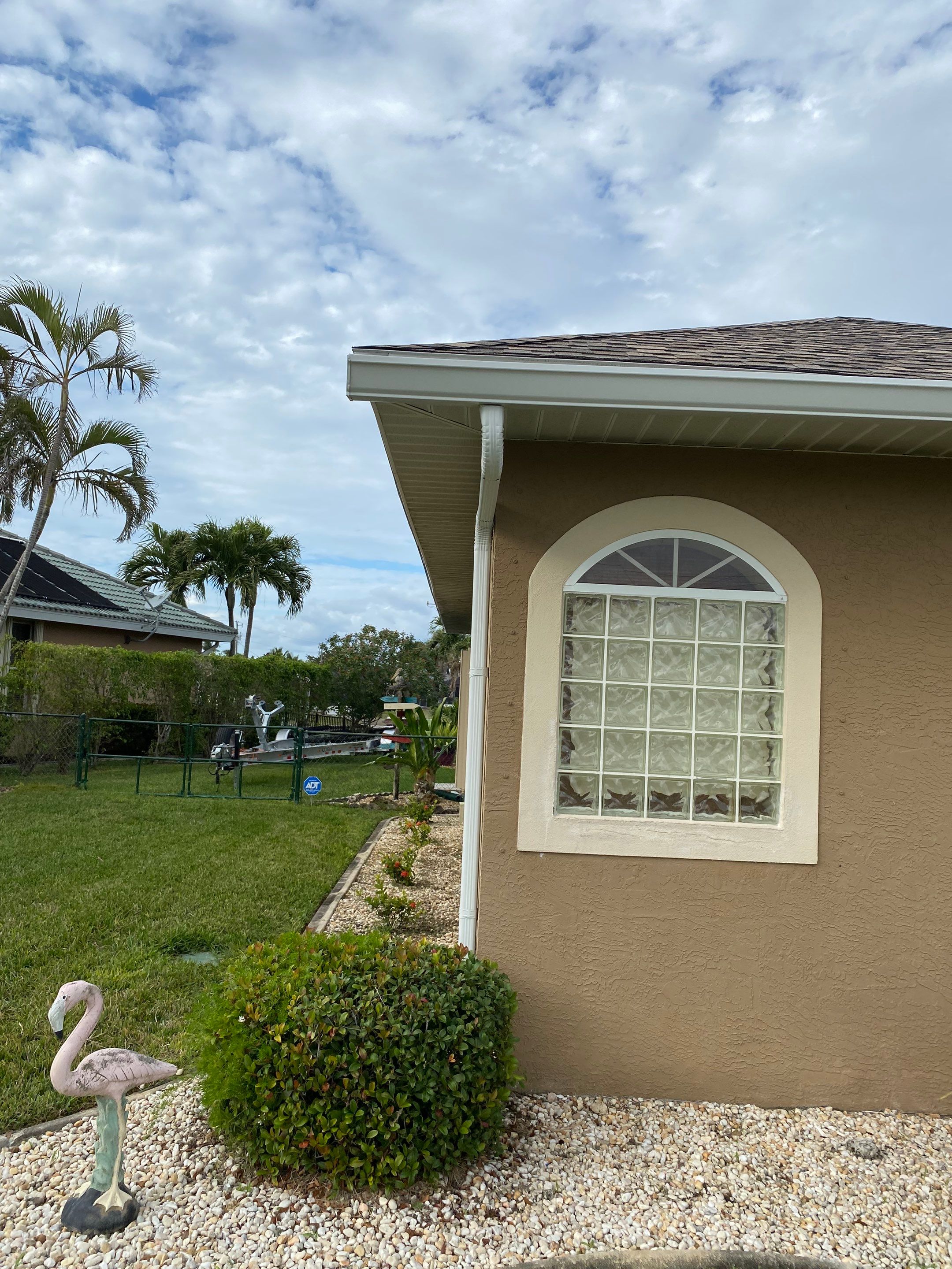 7-Inch Gutters for Large Homes in Cape Coral FL by Gutter Professors