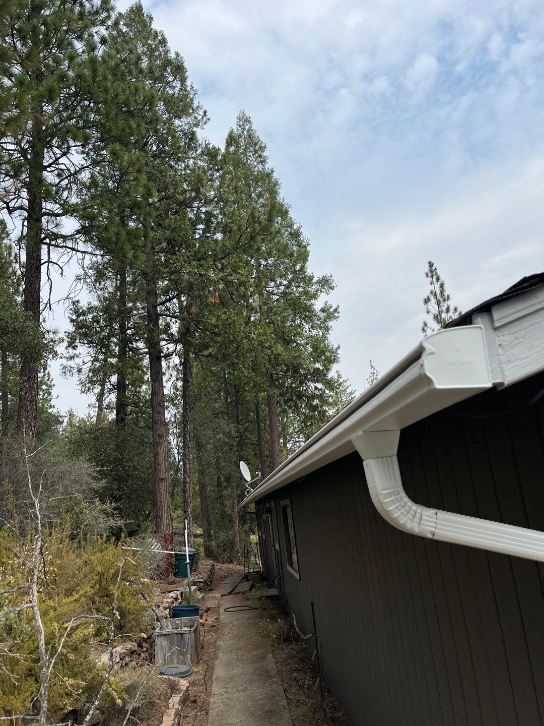 New gutters for this home by Byers Enterprises