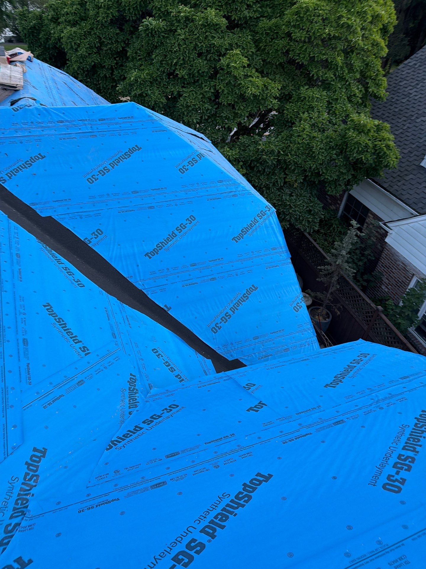 Residential Roofing Installation using GAF HDZ Shingles by Roofing Formula LLC