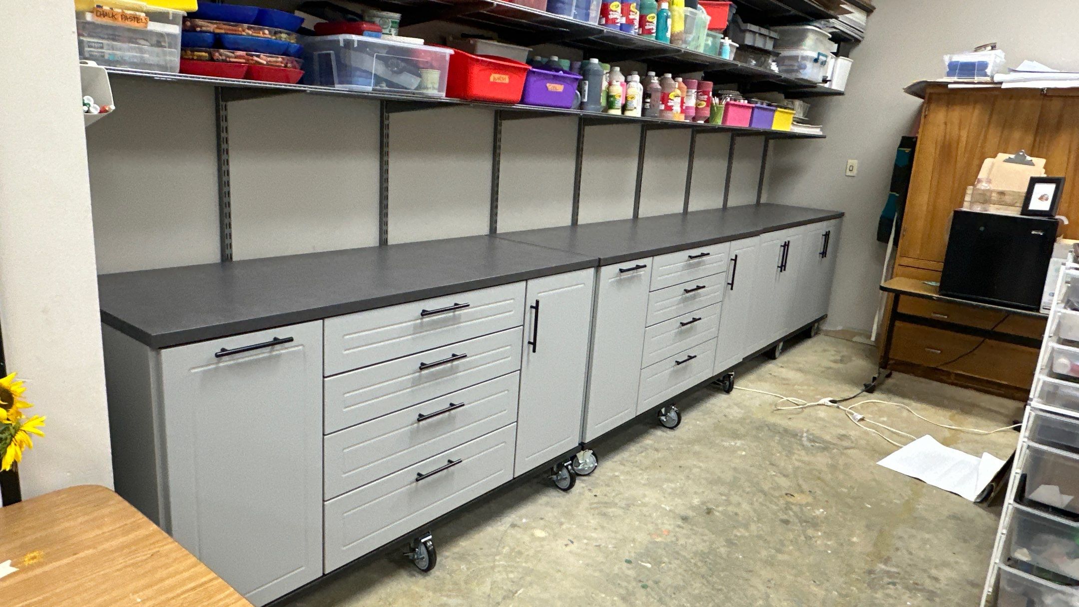Check this art room storage out by Banner Garage