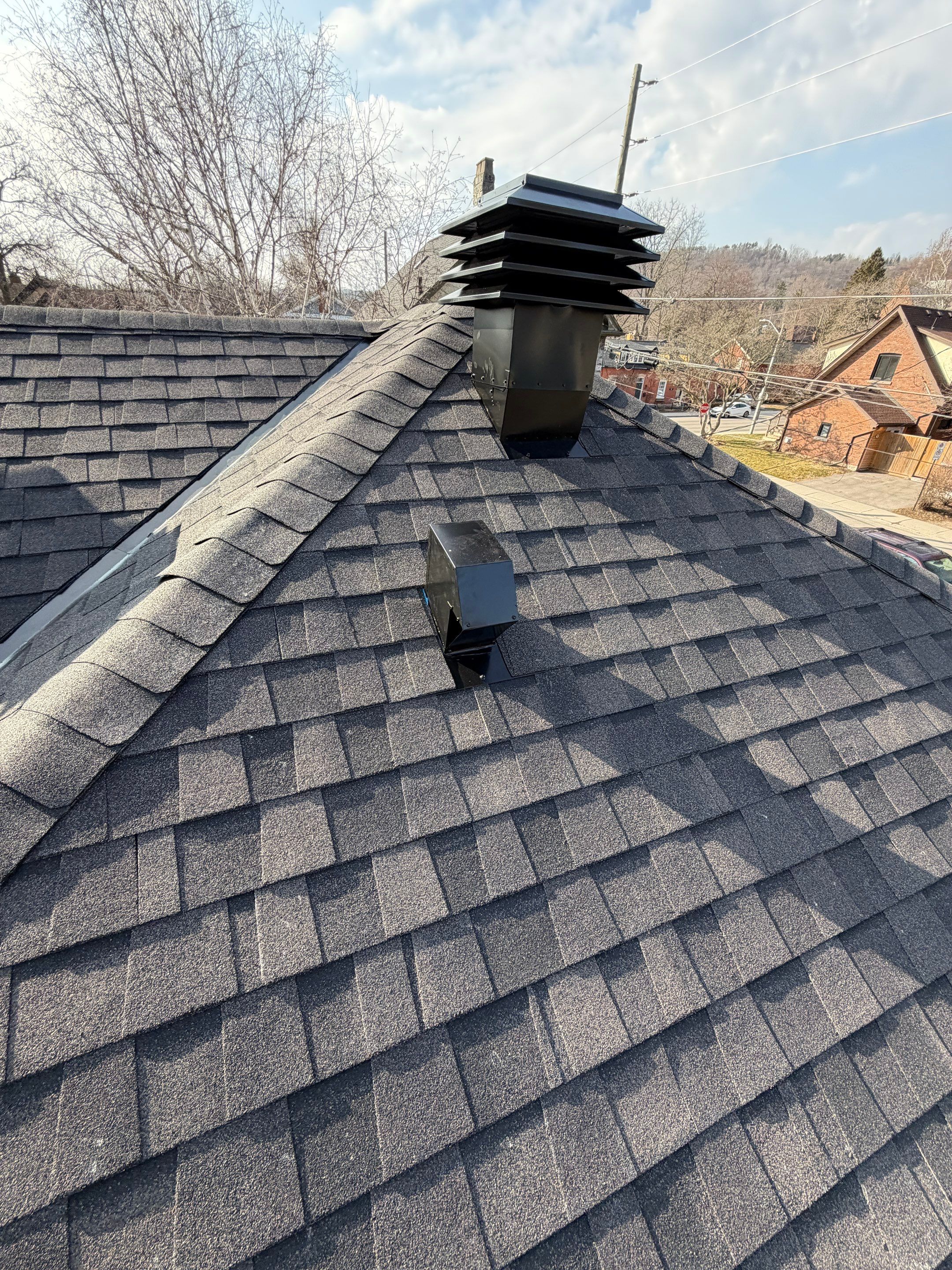 Project in Hamilton by The Roofing Crew
