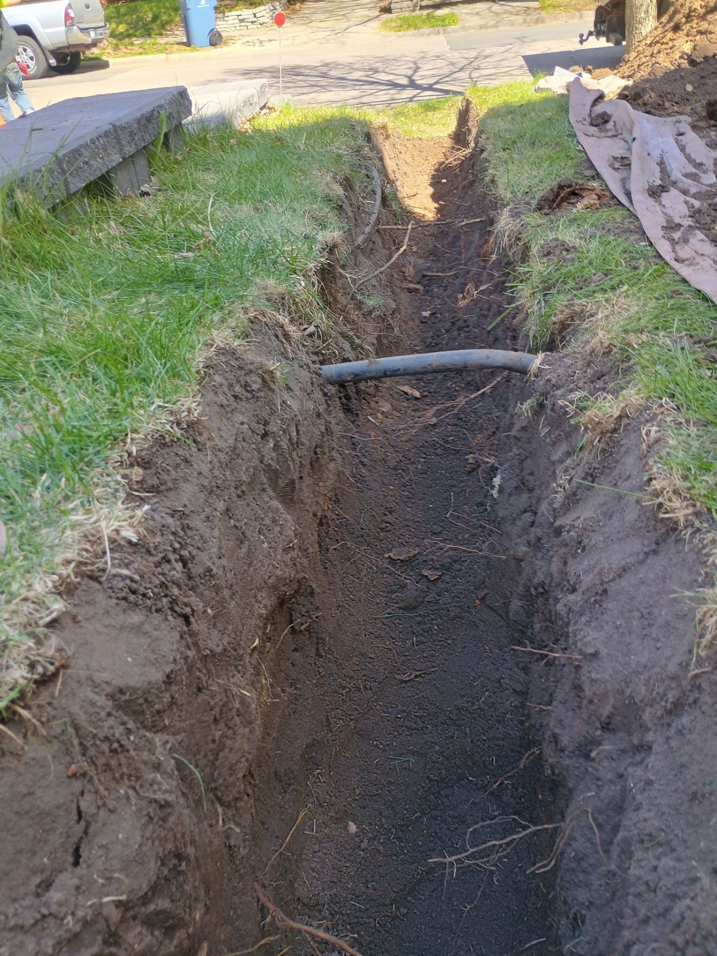 Foundation Drainage Board & French Drain in Southwest Minneapolis by Waterproofing Northeast