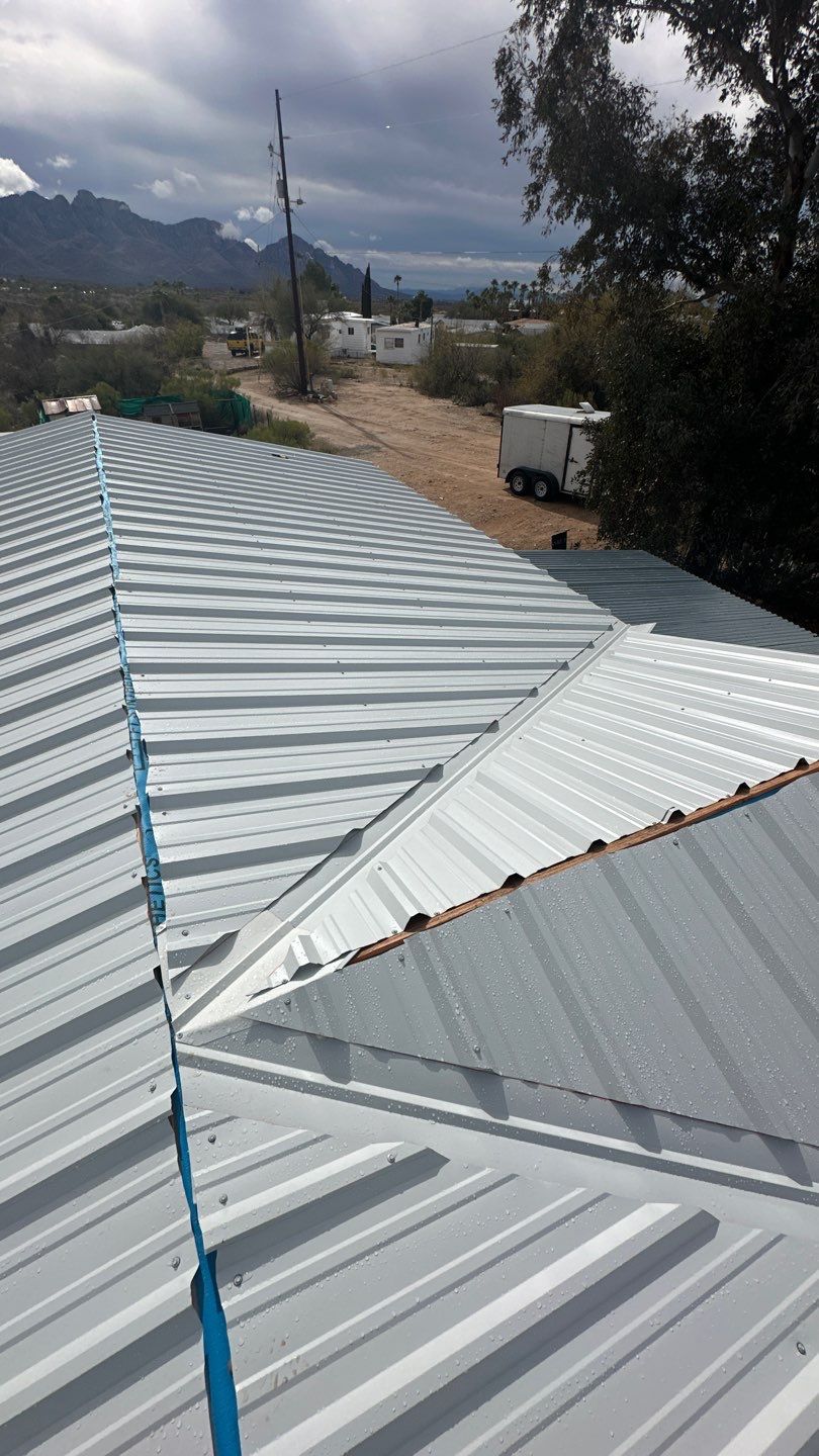 Polar White Exposed Fastener by Reimagine Roofing