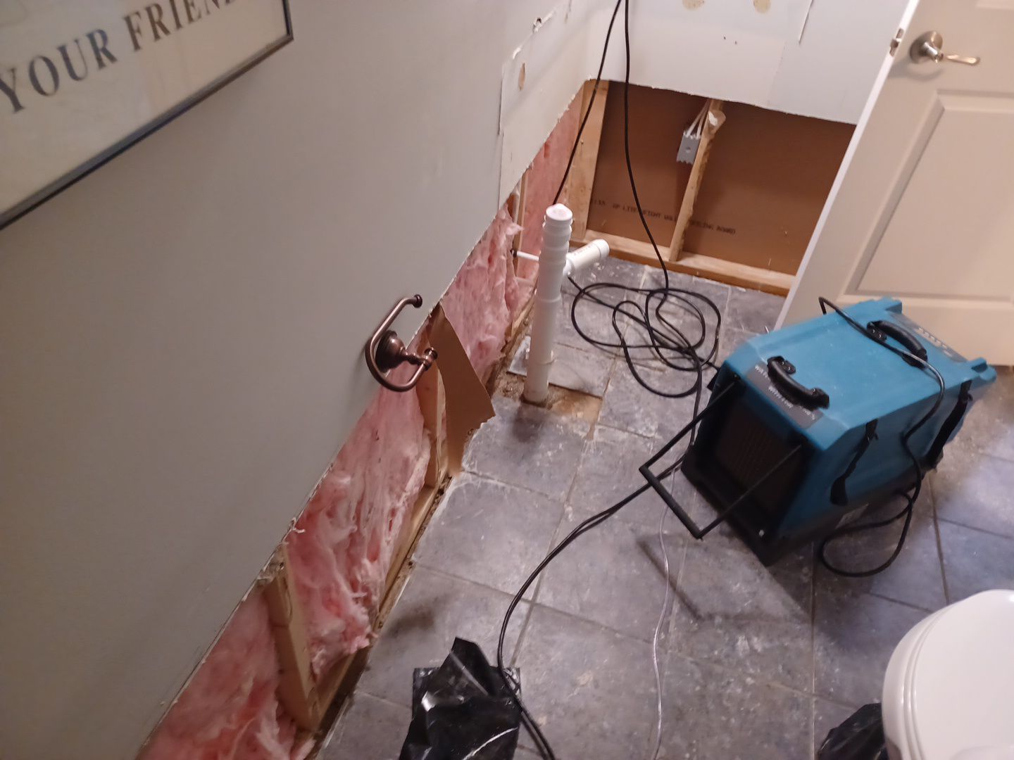 Project in South Lyon by EzDry Water Mitigation & Property Restoration