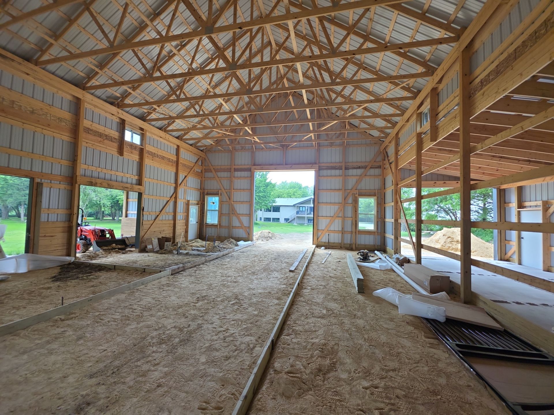 Horse stables by Miles Construction