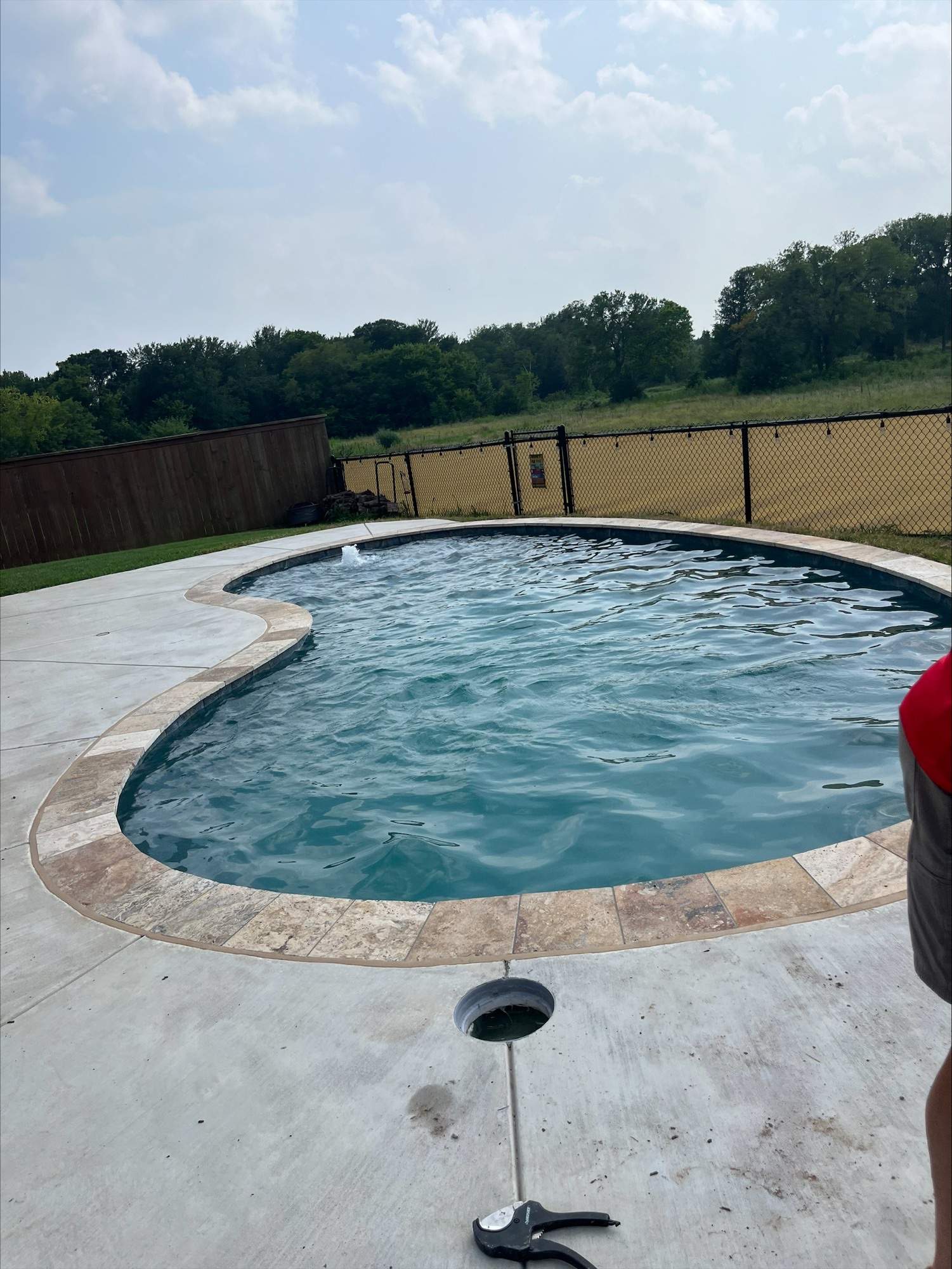 Freeform Pool with Tanning Ledge by Pinnacle Pools and Spas - DFW
