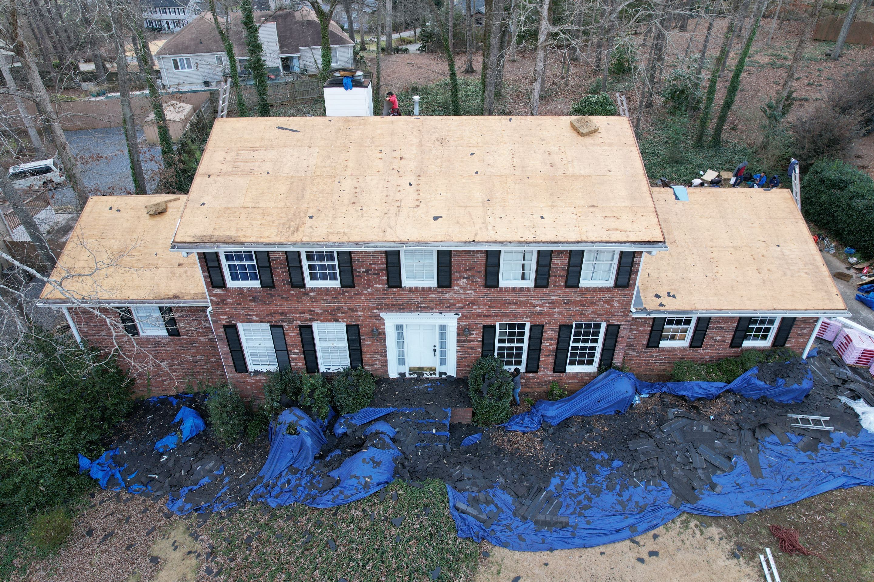 Residential Roofing Installation using Owens Corning by Inspector Roofing and Restoration