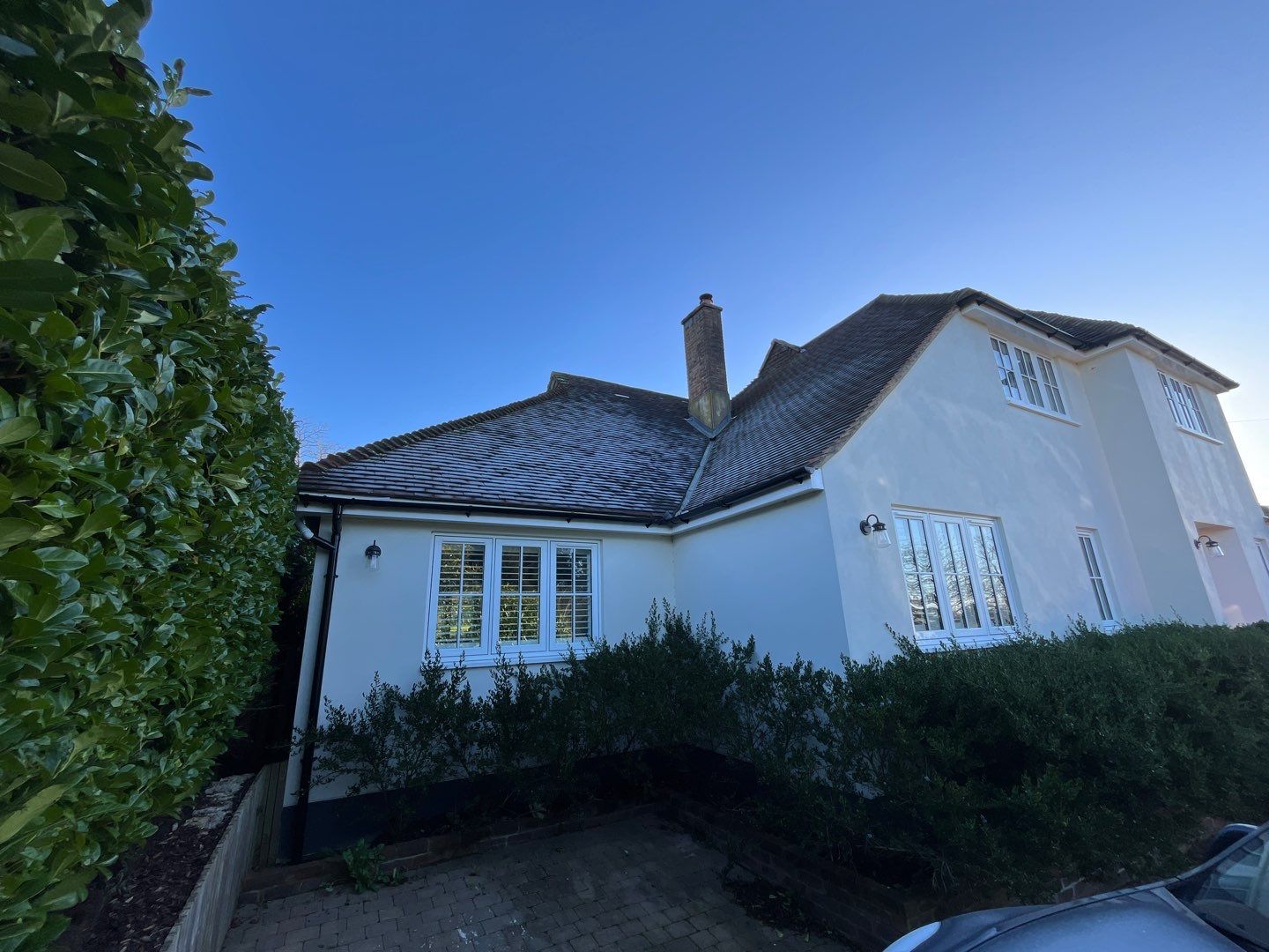 Roof Clean  - Moss Removal - Gutter Clean using Honda 15lpm Low Pressure Washing Machine by Ges Exterior Cleaning ltd