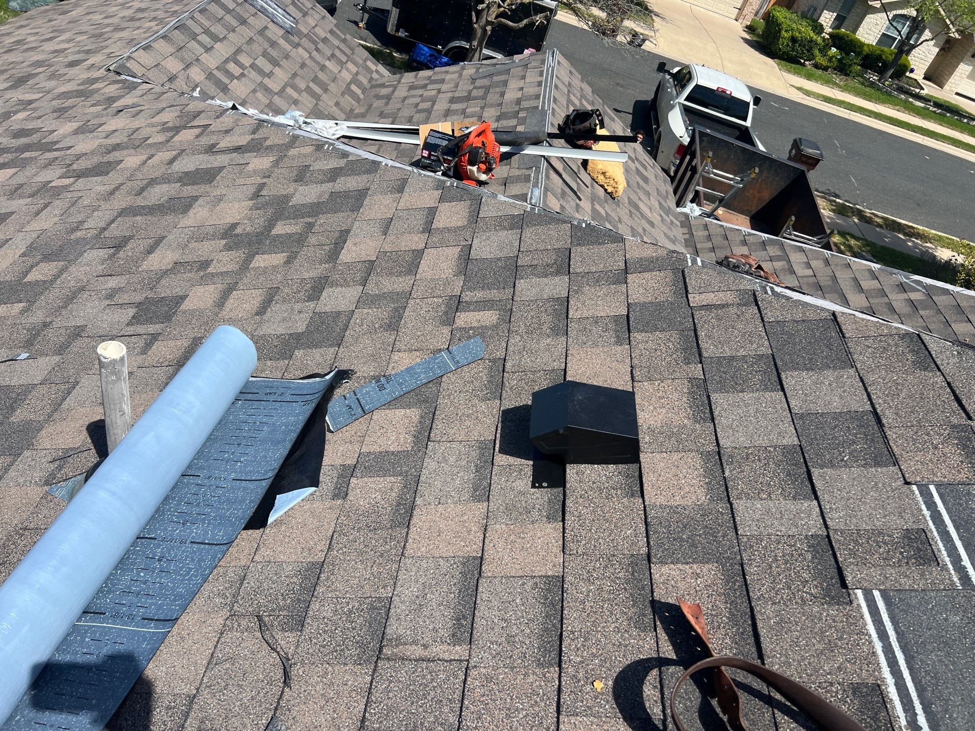 Complete Roofing Replacement and Hail Damage Restoration in Round Rock by Caliber Restoration LLC