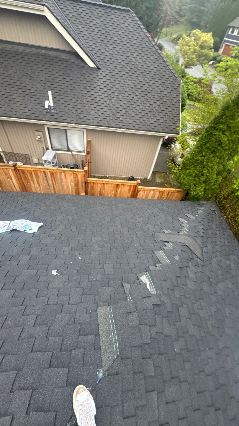 Residential Roofing Installation using GAF UHDZ Shingles by Roofing Formula LLC