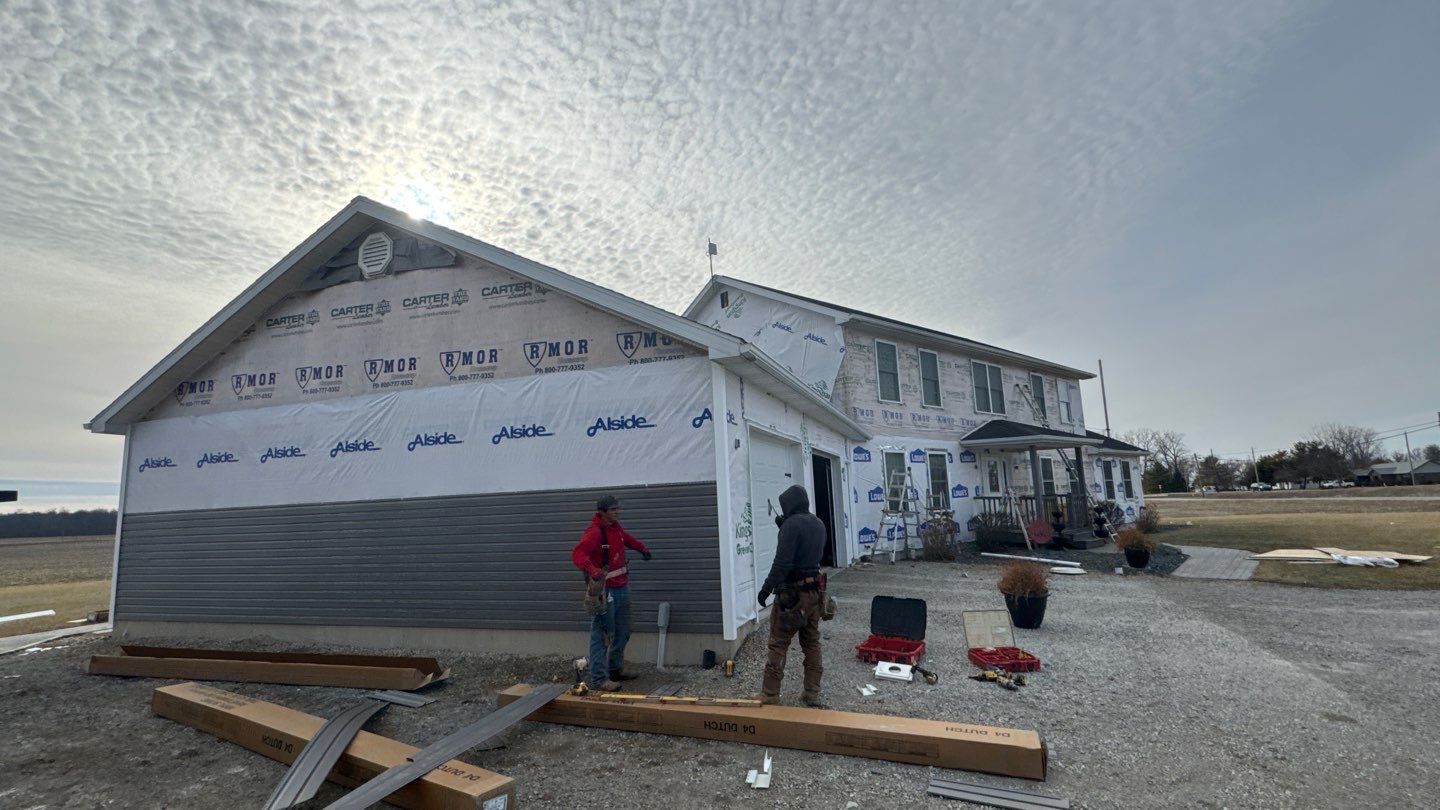 Siding Installation using Alside Coventry D4DL by Nitro Roofing and Construction