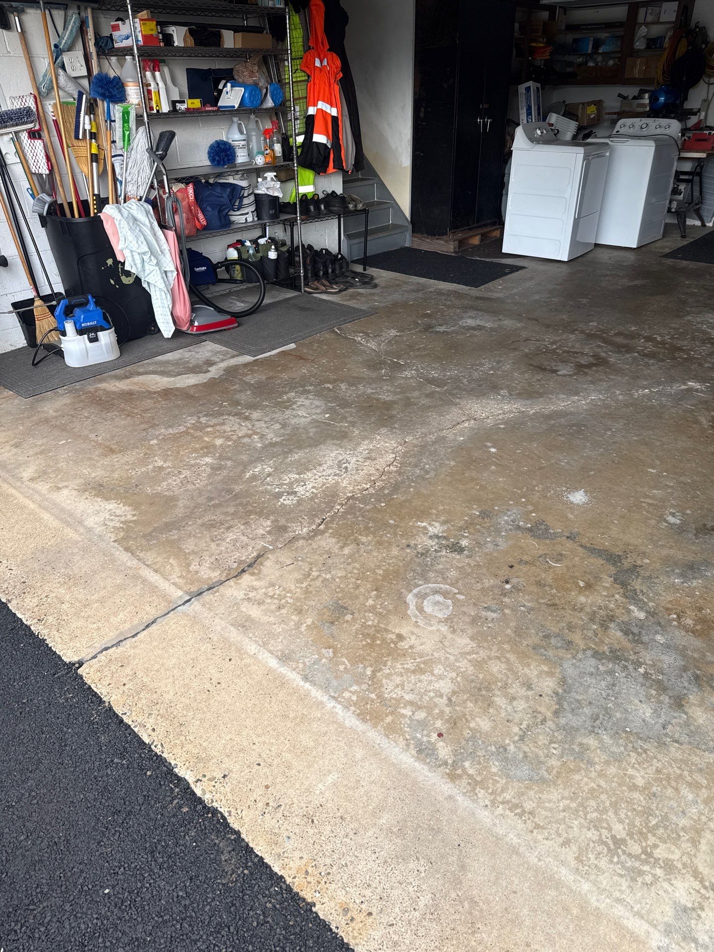 Creekbed Garage Project in Pittsburgh by Floors in a Day, Inc