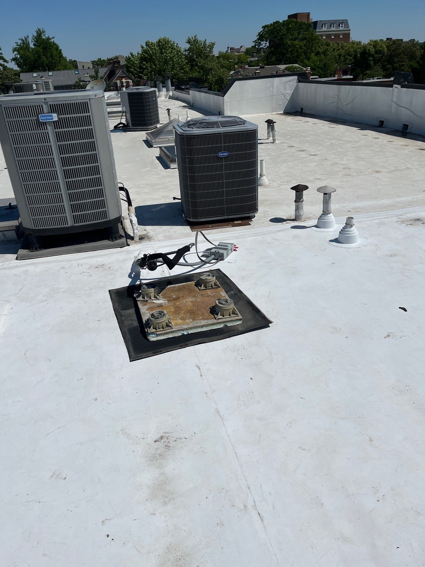 Alexandria: Carlisle Syntec TPO Flat Roof Installation by RM Banning, Inc.