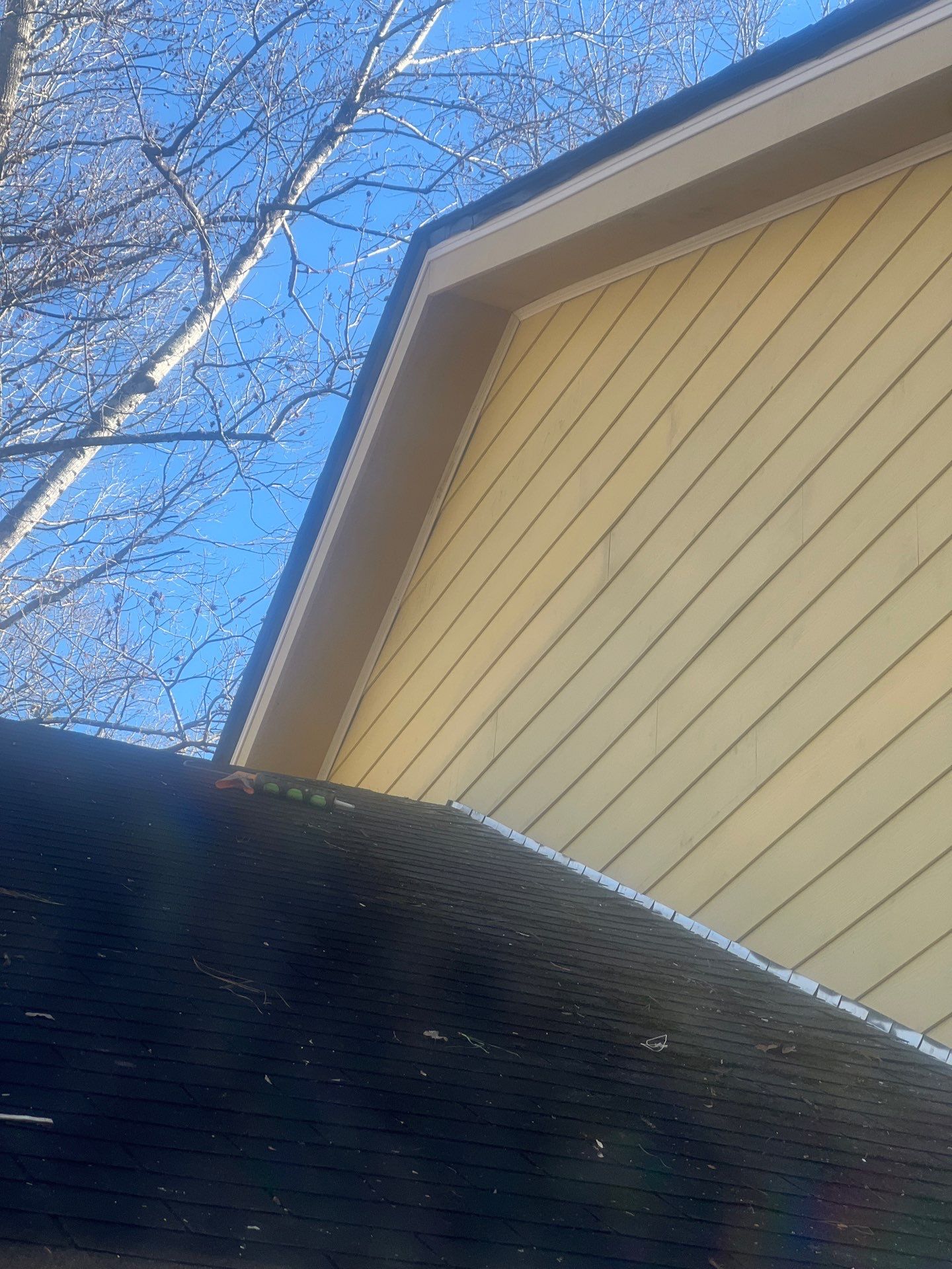 Gable Siding Replacement with James Hardie HZ10 Lap Siding by Nelson Exteriors 