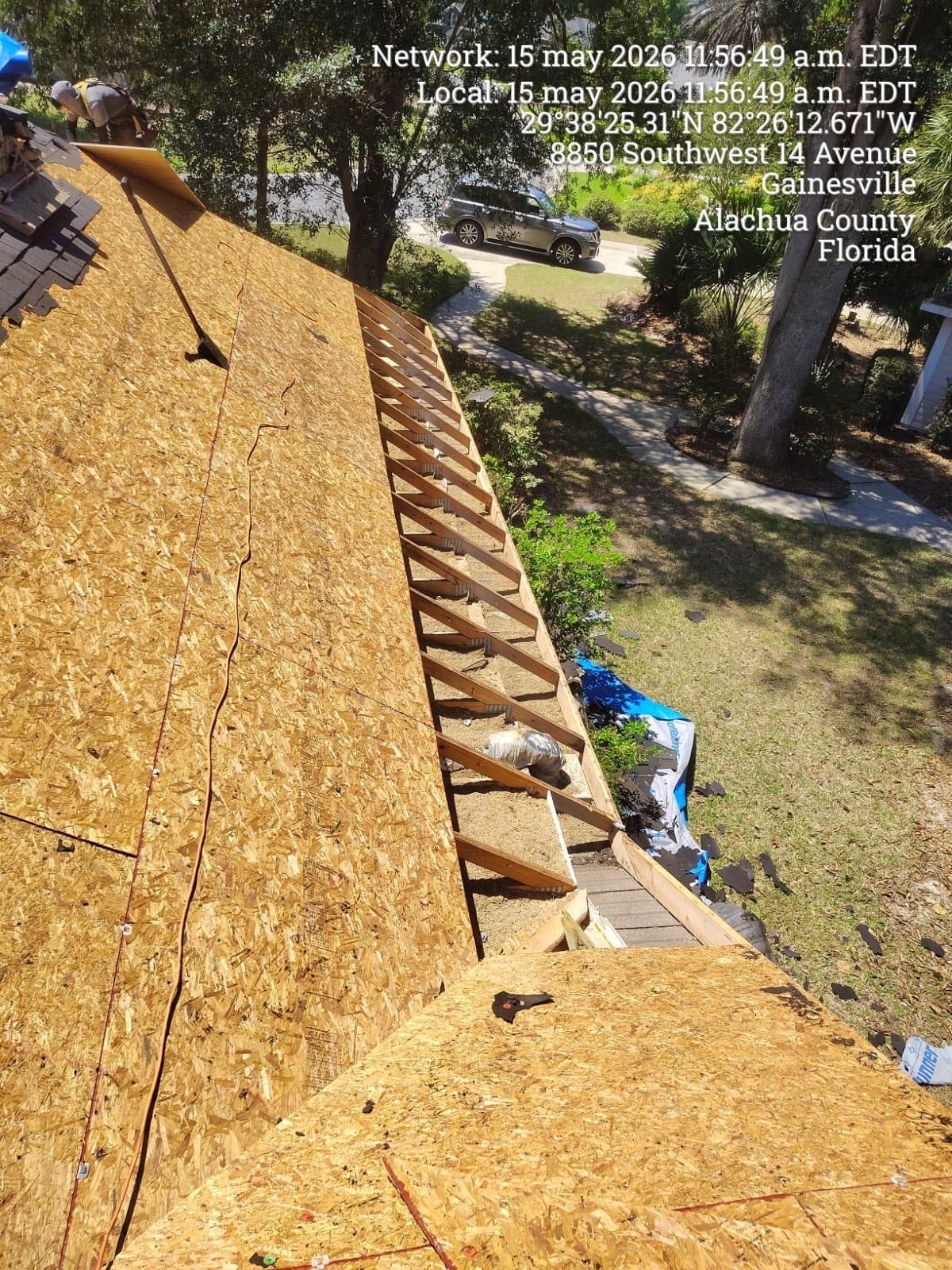 Architectural Shingle Roof Replacement and Decking Repair in Gainesville by Avenue Roofing