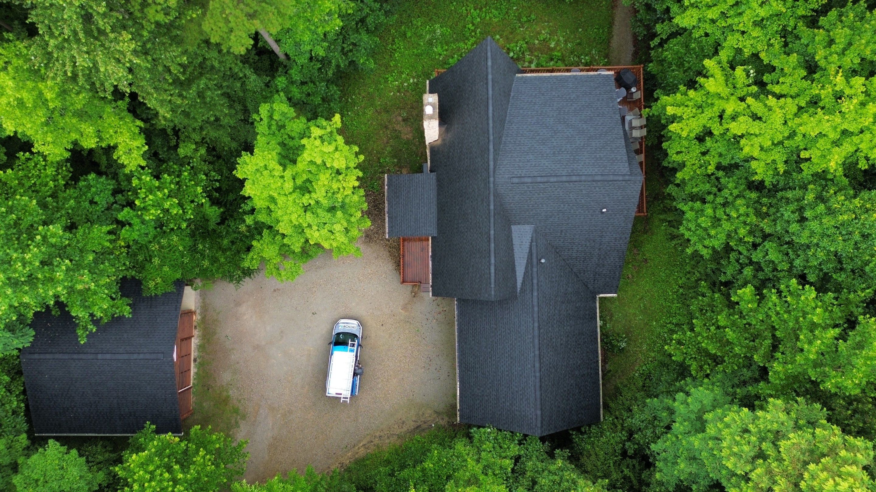 Residential Roofing Installation using Timberline HDZ Shingles - Charcoal by RoofX 