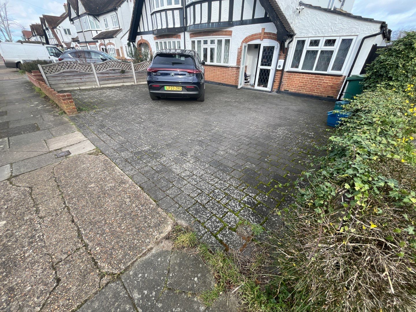Driveway And Patio Clean using honda 21 ltr/min by Ges Exterior Cleaning ltd