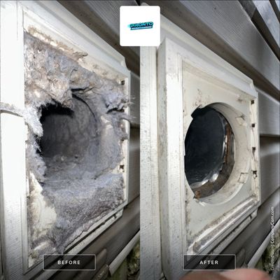 Dryer Vent Cleaning / Transition Duct