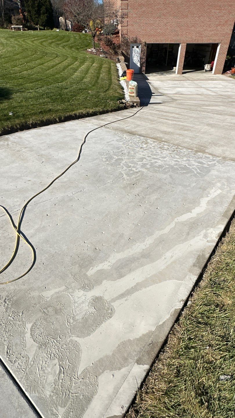 Twilight Driveway Project in Bridgeville by Floors in a Day, Inc