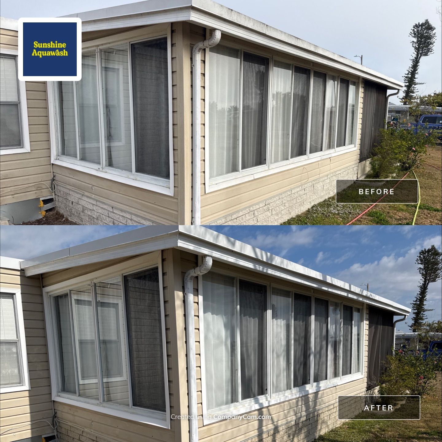 TPO Roof Cleaning & Mobile Home Soft Wash in Chulavista Landings – Ruskin, FL by Sunshine AquaWash