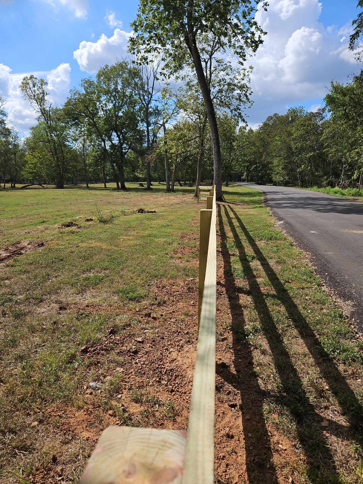 Ranch Style fence Plus Iron installation by Tim's Fences