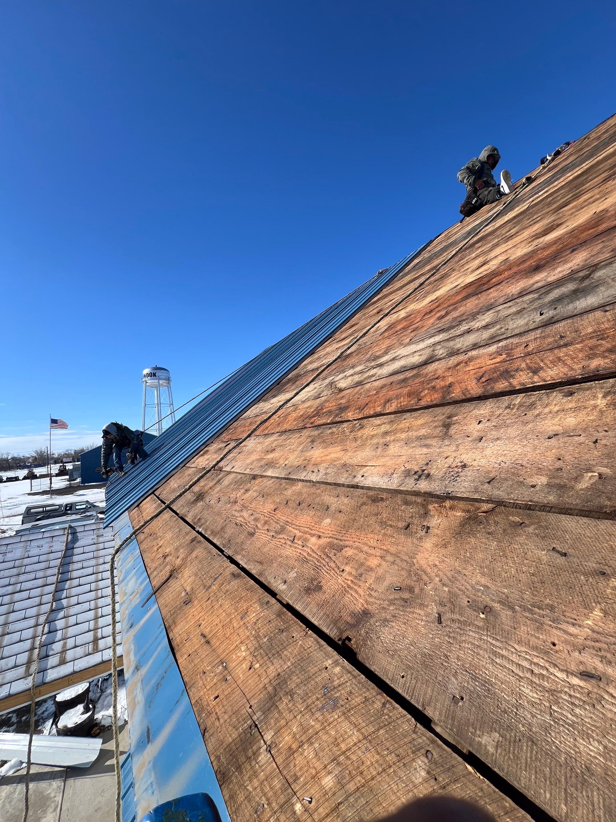 New Metal Roof in Chinook, MT by swagg construction