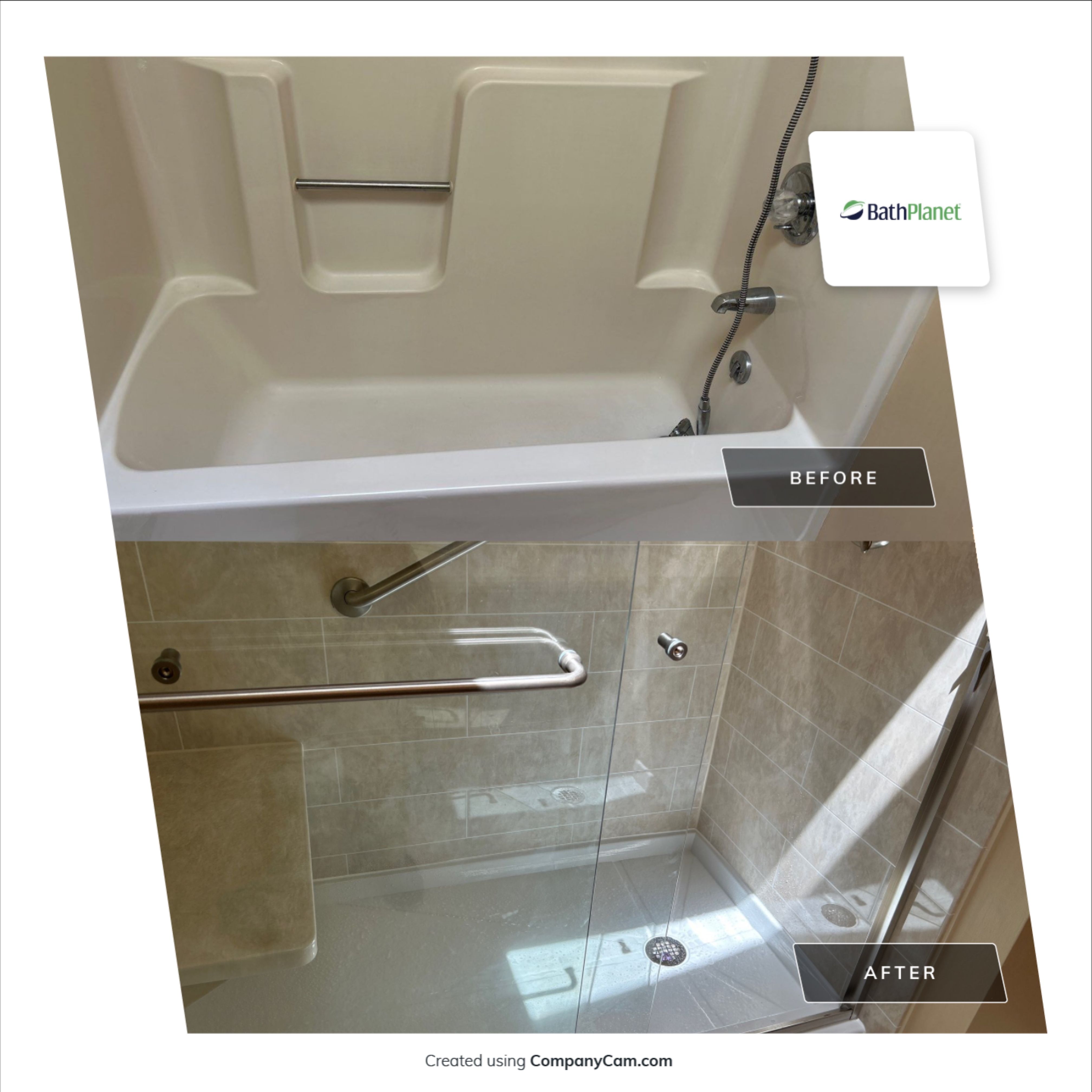 Tub to Shower by BathPlanet SW Virginia