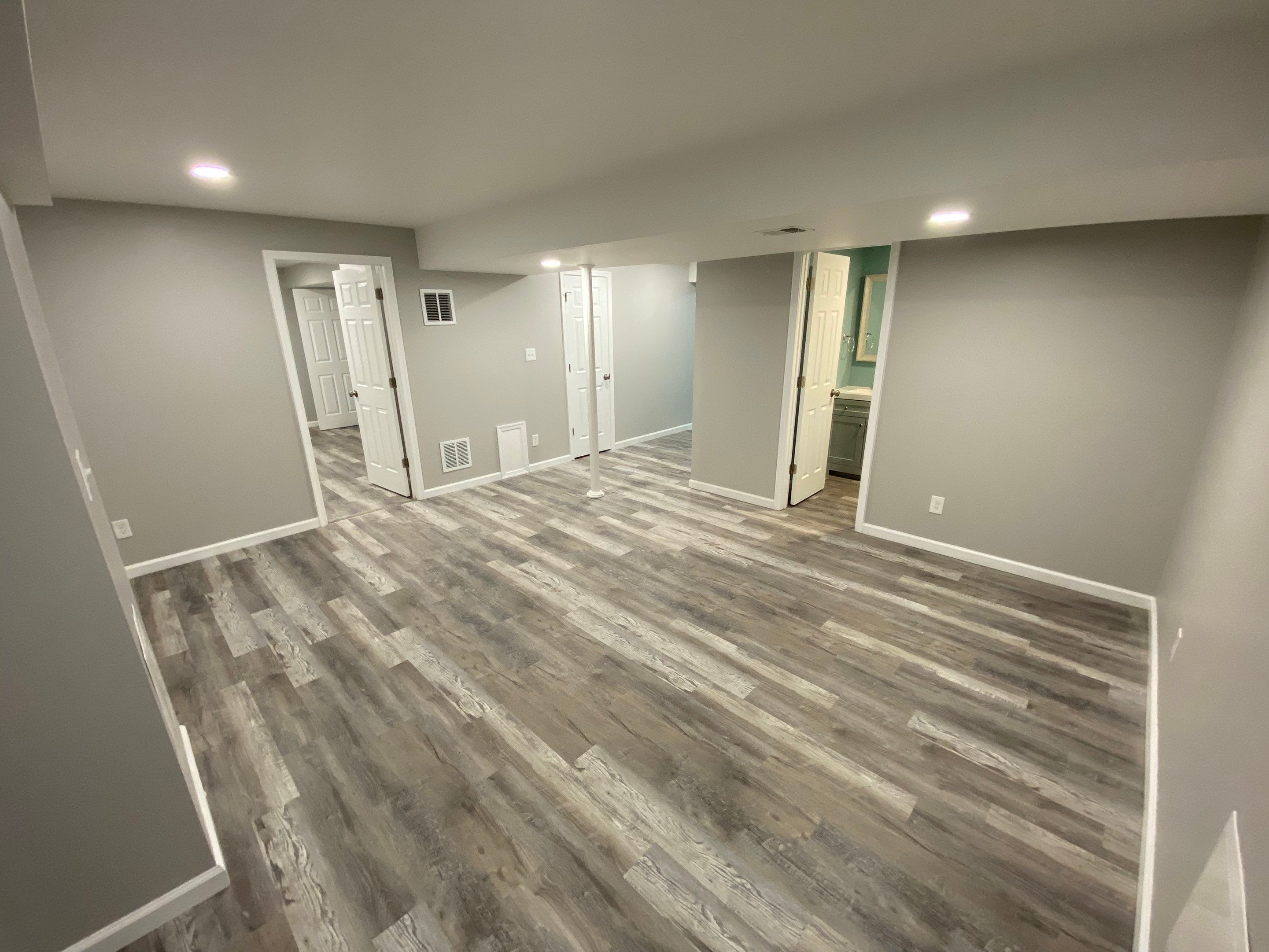 Complete Basement Buildout by The Smet Companies, LLC