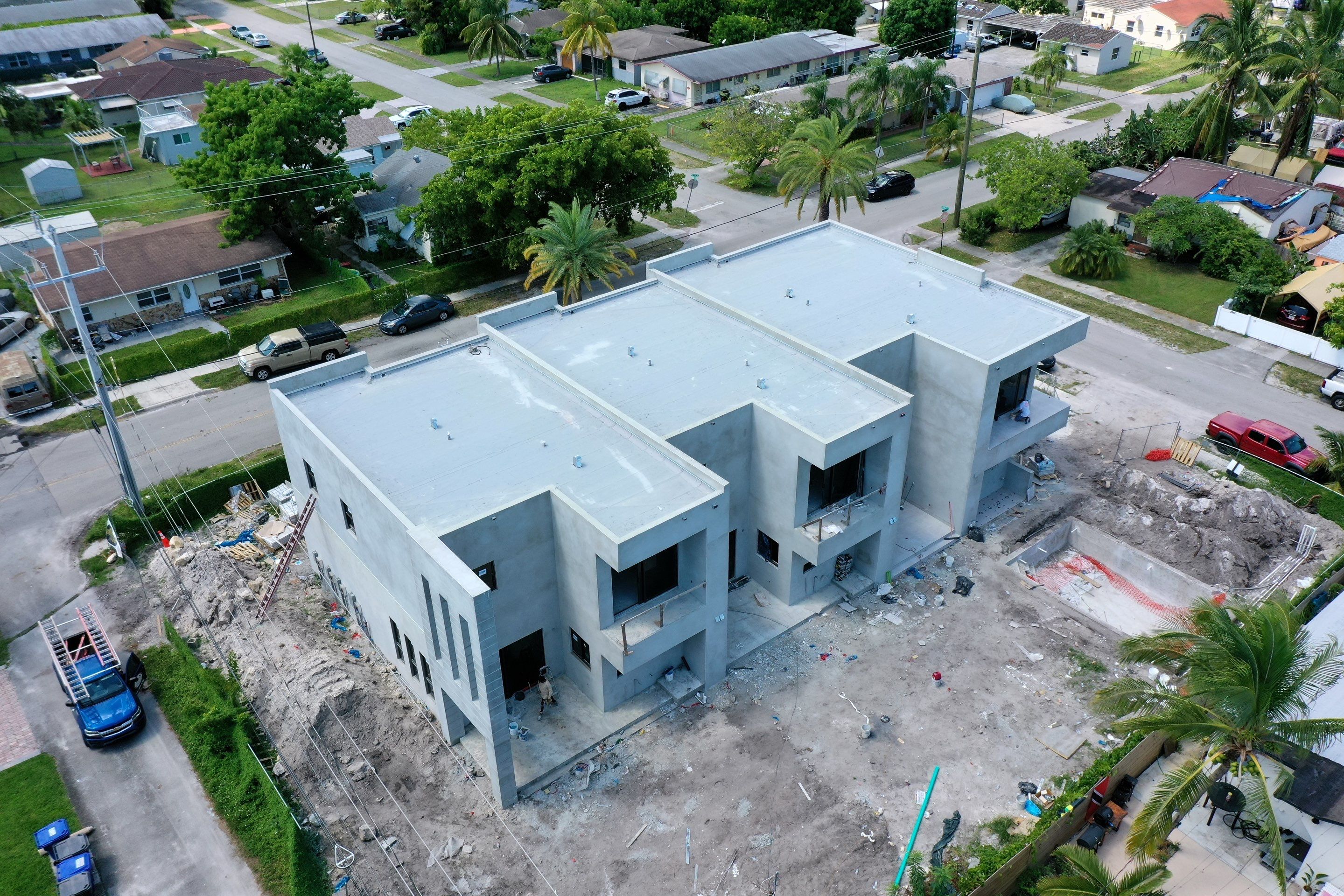 Residential New Construction Roof Installation by Earl W. Johnston Roofing 