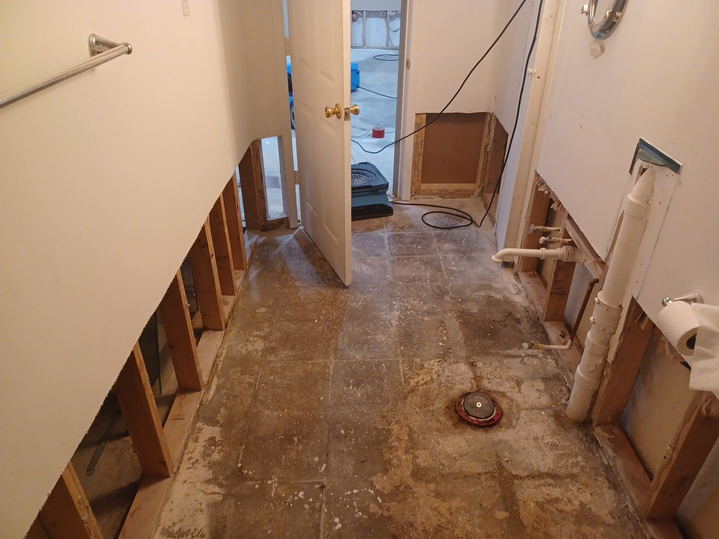 Project in West Bloomfield by EzDry Water Mitigation & Property Restoration