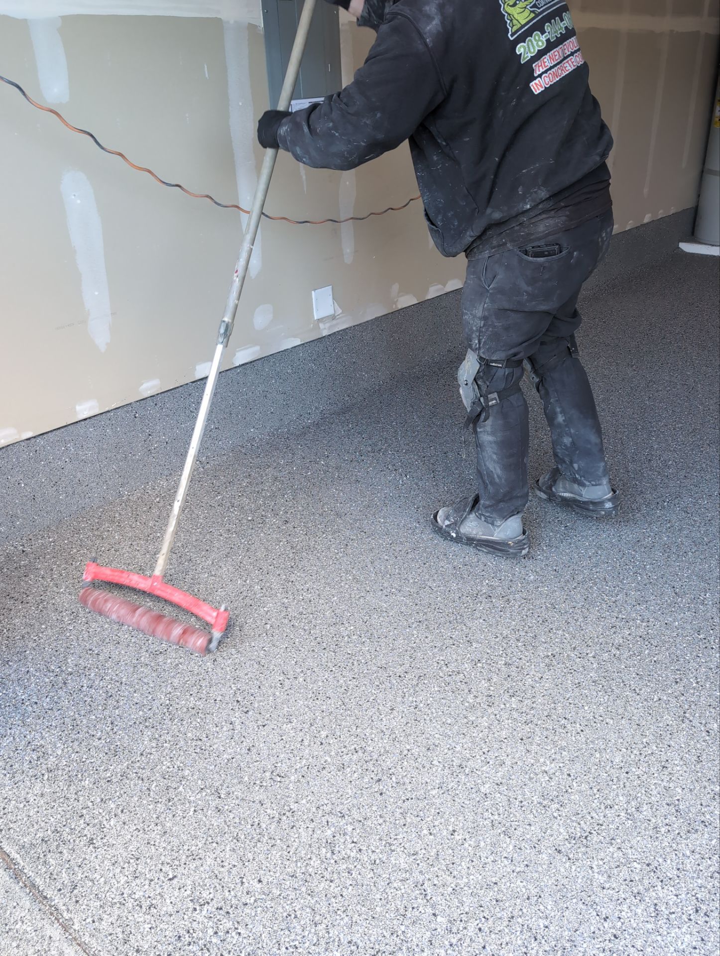 Spokane Residential Garage Floor Coating and Surface Transformation by Croc Coatings, LLC