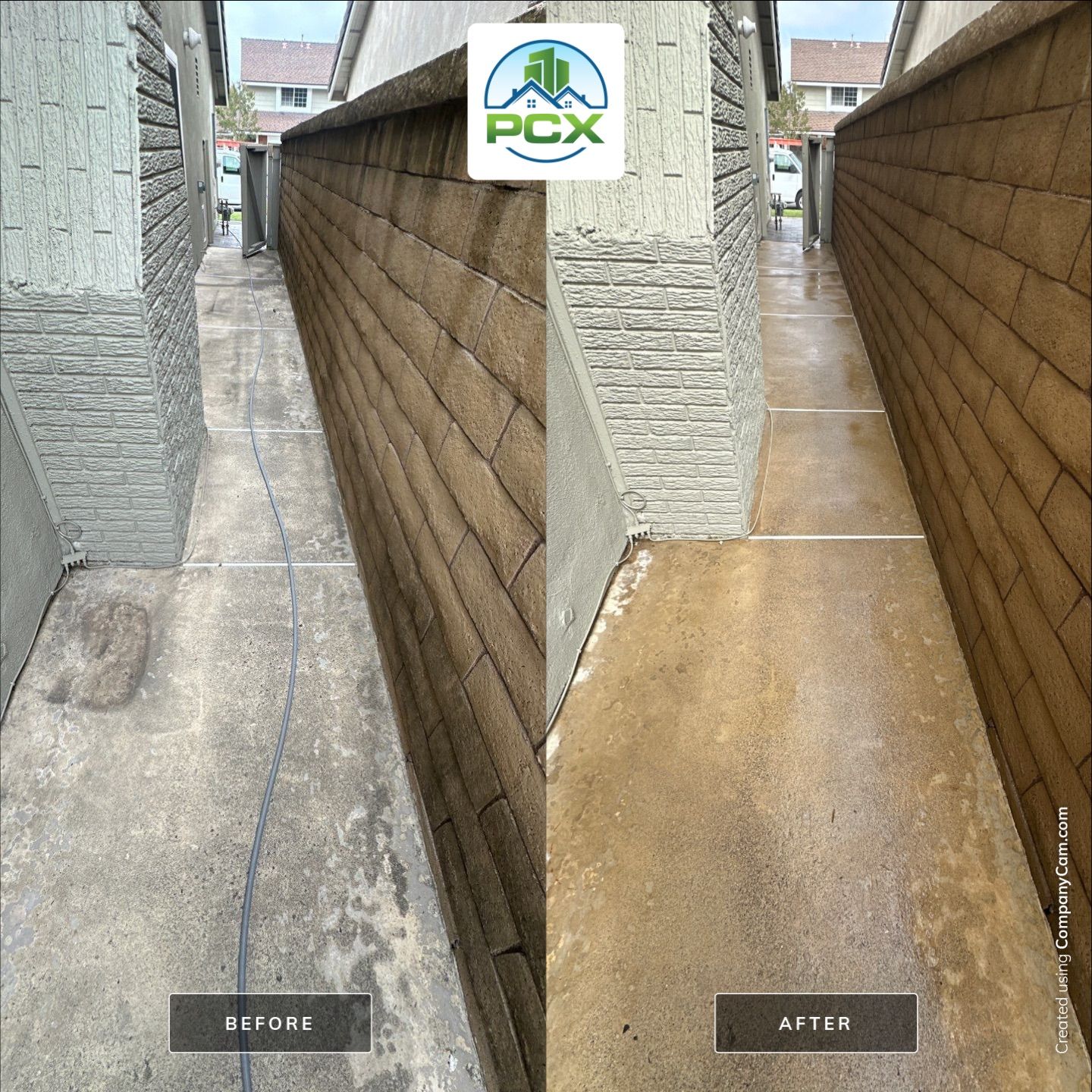 Patio, Walkway, and Brick Wall Pressure Washing in Lake Forest by Property Cleaning Experts