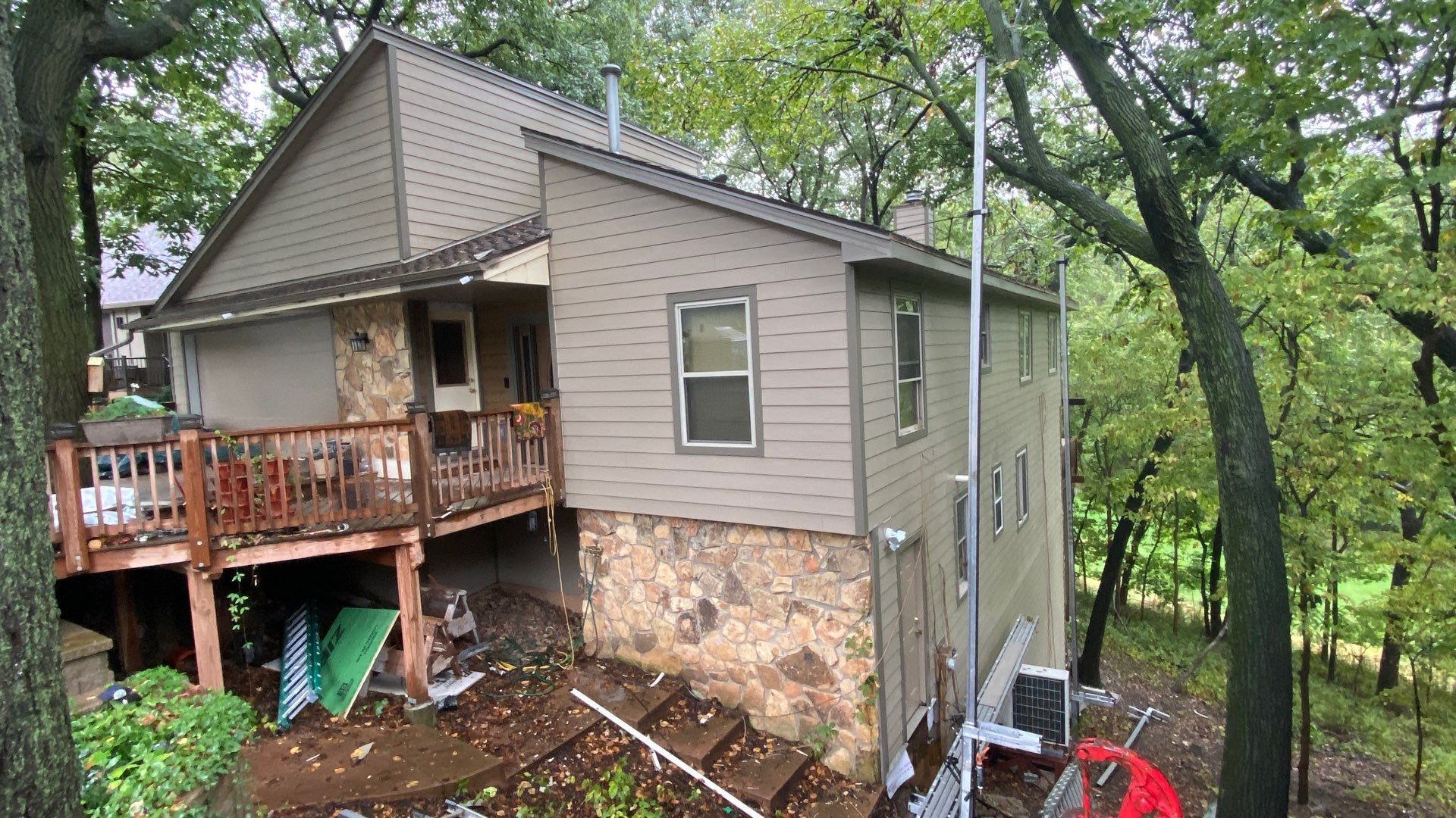 James Hardie Lap Siding and Exterior Renovation in Bellevue by Carps Complete Exteriors