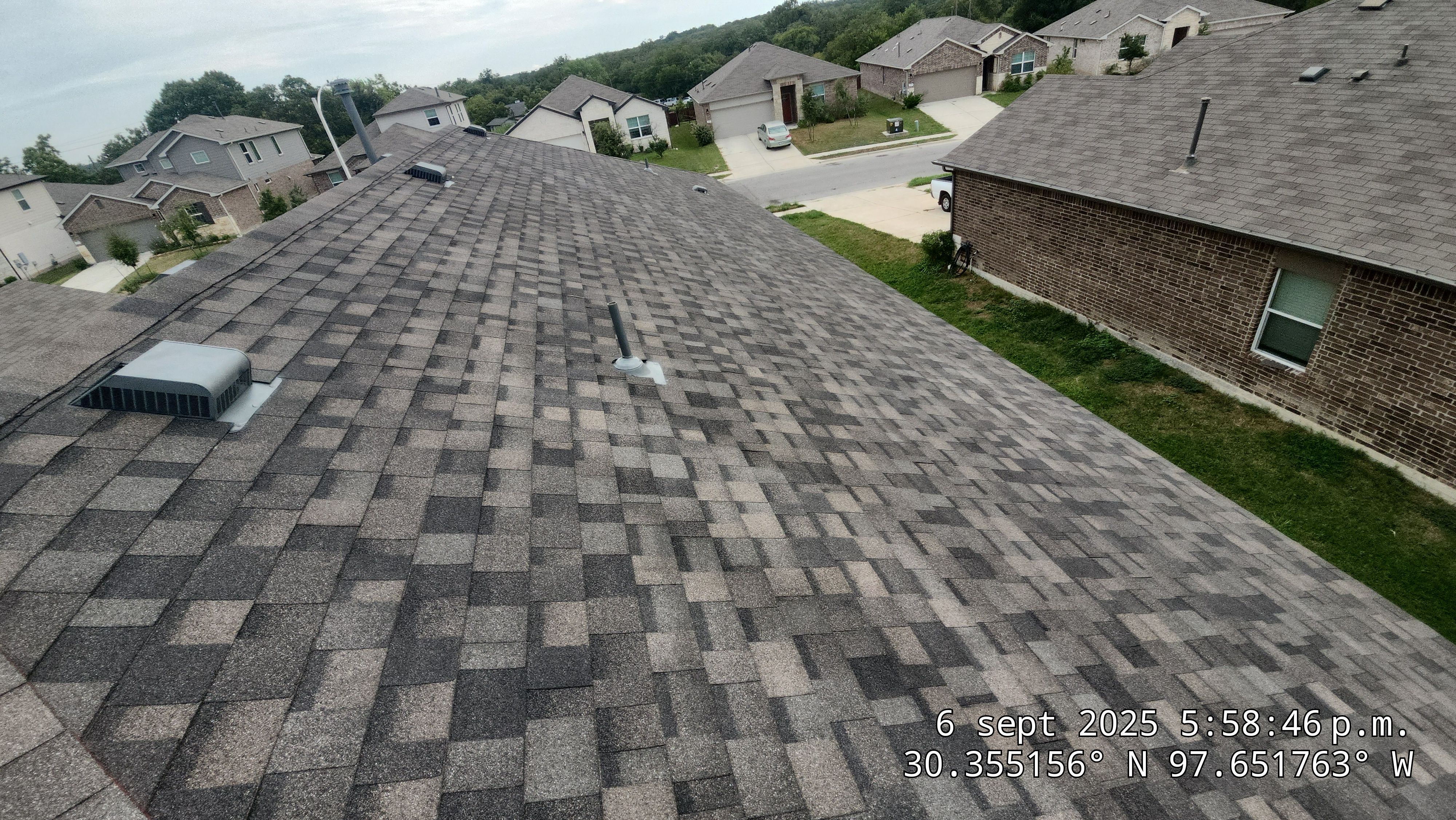 Austin Roofing Replacement with Sheathing Repair and Interior Restoration by Caliber Restoration LLC
