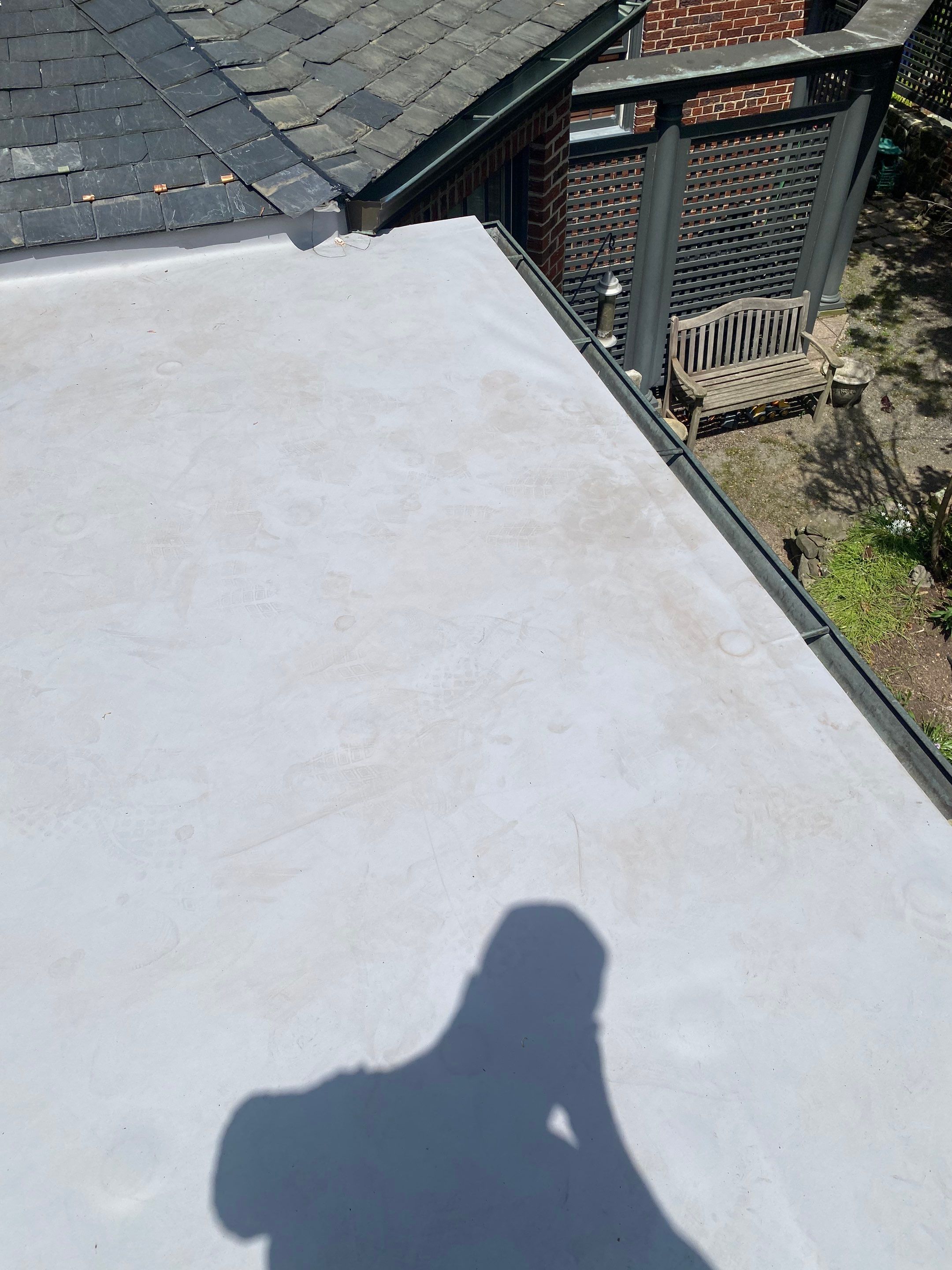 Arlington: Buckingham Slate and Carlisle Syntec TPO Roof by RM Banning, Inc.