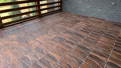 Terra cotta porch