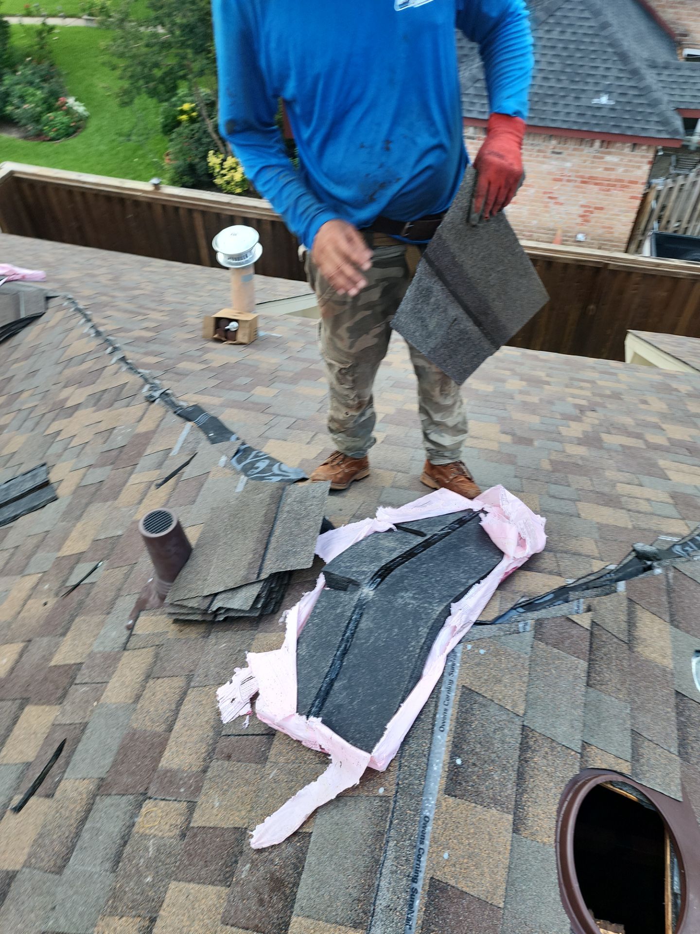 Residential Roofing Installation using Owen's Corning Duration (Lifetime) Shingles by Roof Repair Company