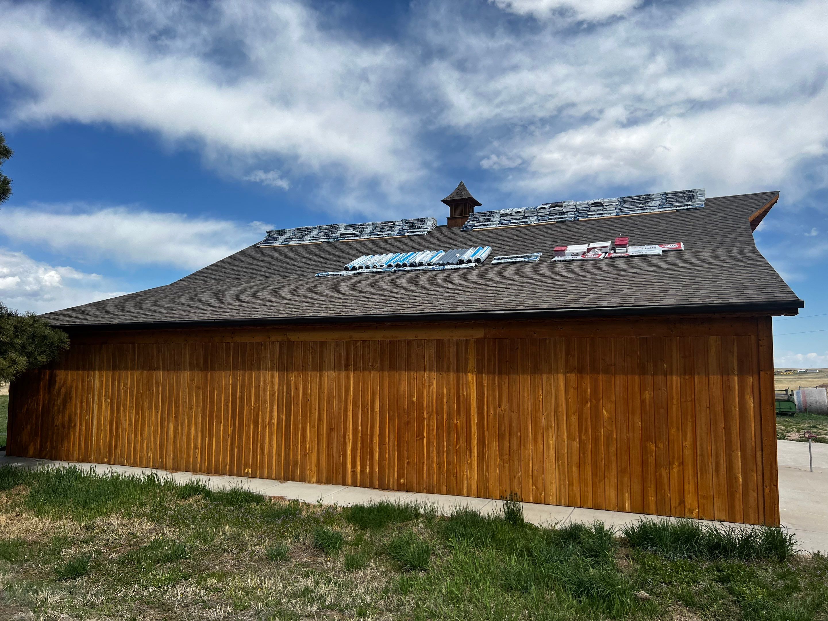 Residential Roofing Installation using Atlas Pinnacle Impact Weathered Wood by Blue Peaks Roofing LLC 