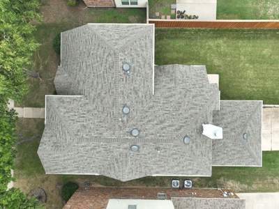 Residential Roofing Installation using Owens Corning TruDef Duration Storm Driftwood