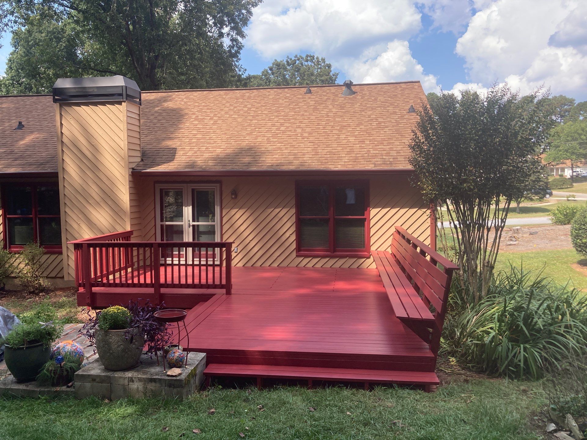 Exterior Painting and Deck Stain in Stone Mountain, GA by Nelson Exteriors