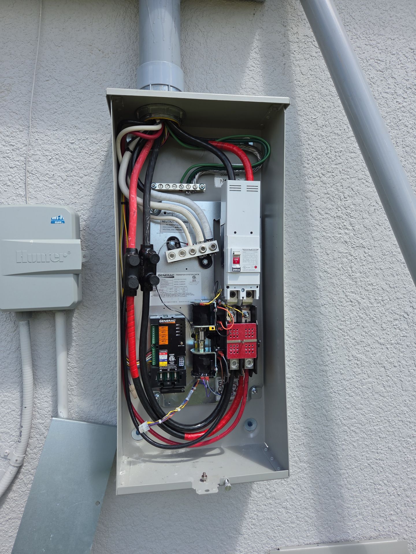Installation of a 22kW Generac Whole Home Standby Generator and 200A Automatic Transfer Switch by Smartron Electric