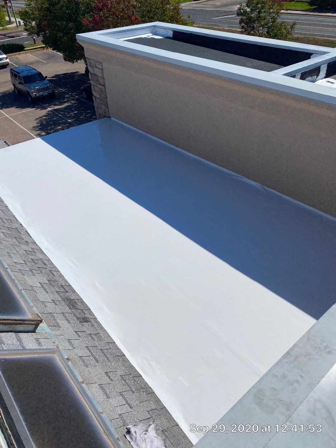 Commercial Roofing Installation using American Standard Coating - S  by A to Z Roofing