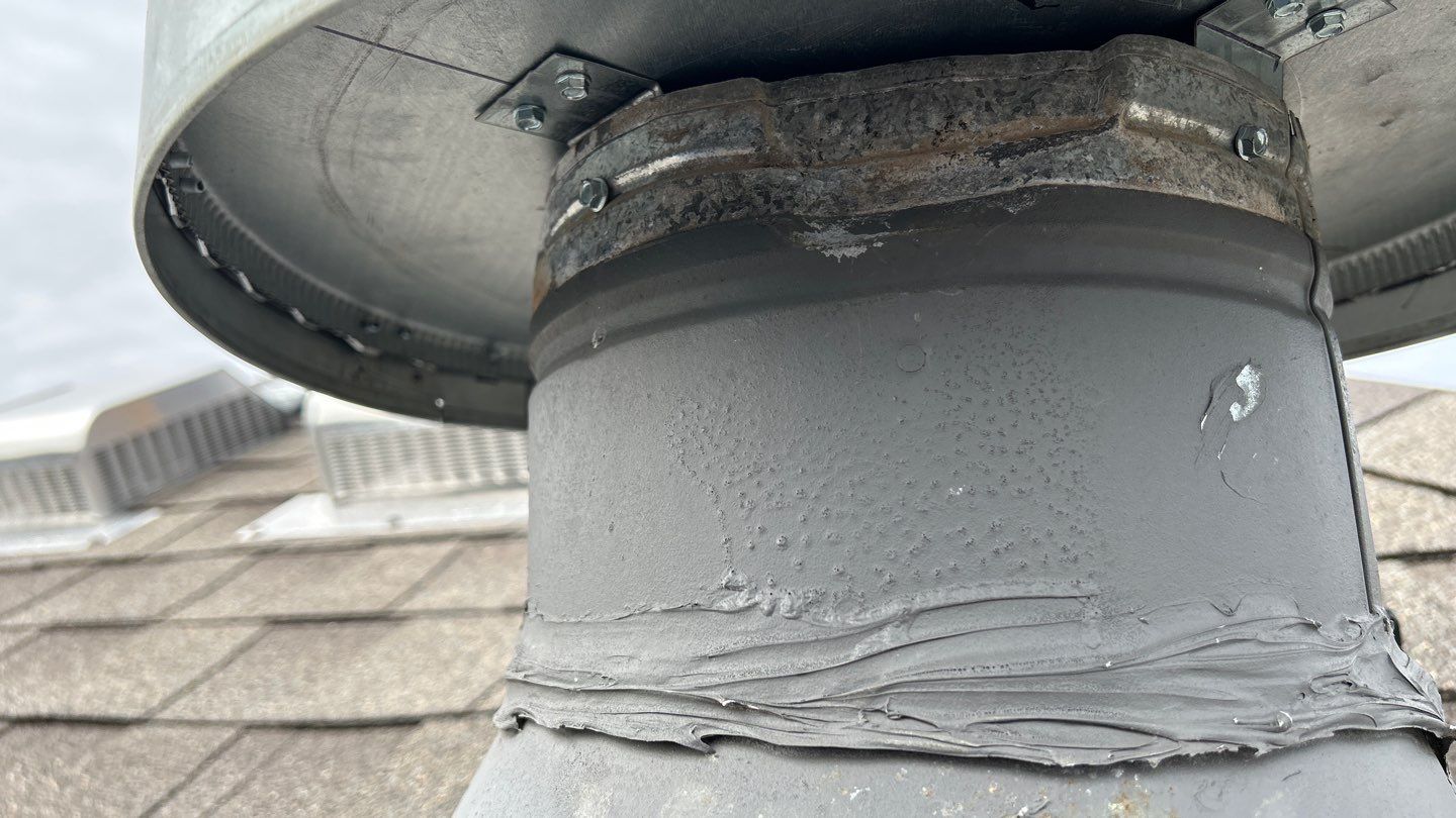 Residential Roofing Repair using Custom Fabricated Steel Spark Arrestor by Lighthouse Roofing
