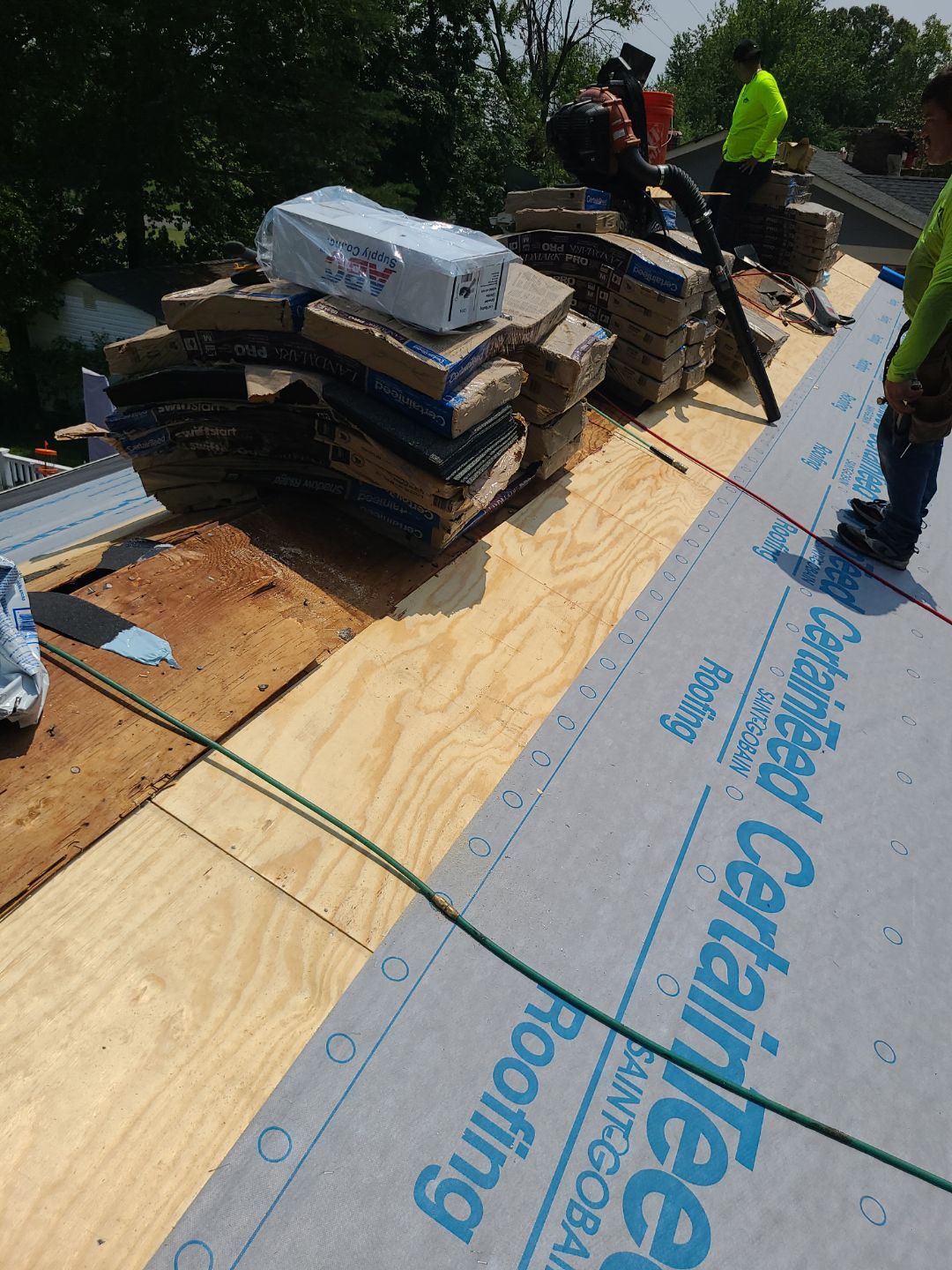 Woodbridge: Roof Replacement with CertainTeed Landmark Pro Designer Shingles in Max Def Colonial Slate by RM Banning, Inc.