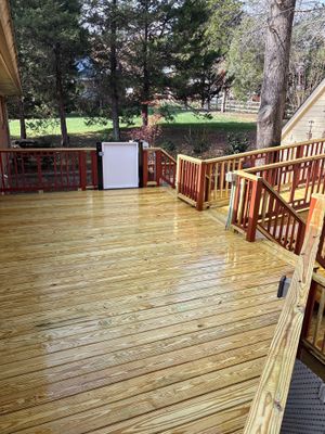 Wood Deck using Wood Sealant