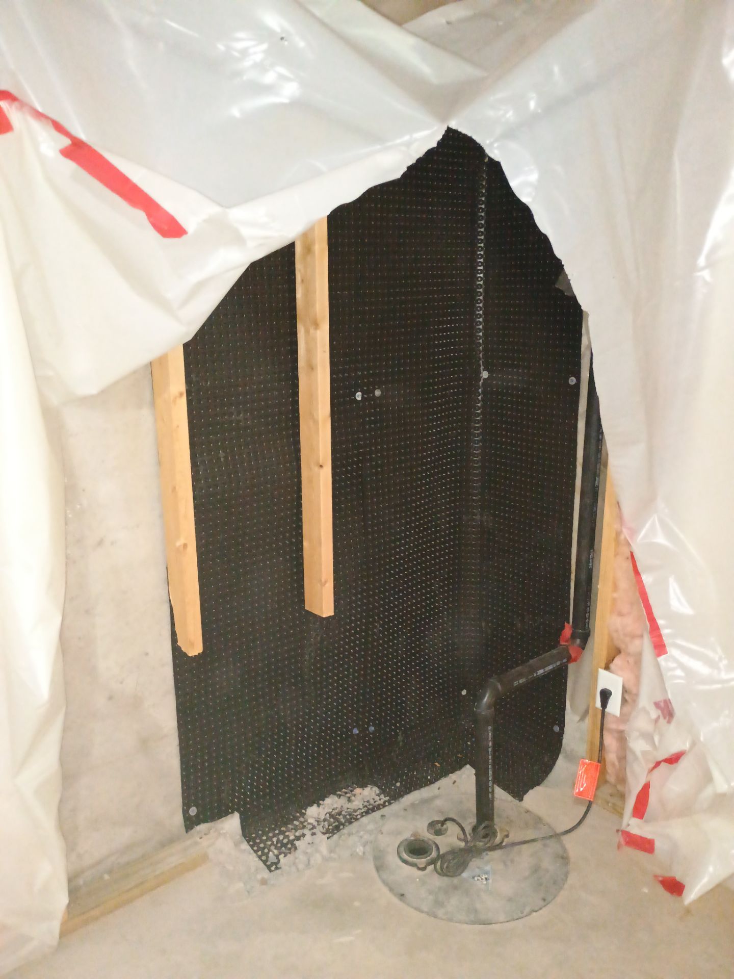 Basement Wall Drainage in Woodbury, MN by Waterproofing Northeast