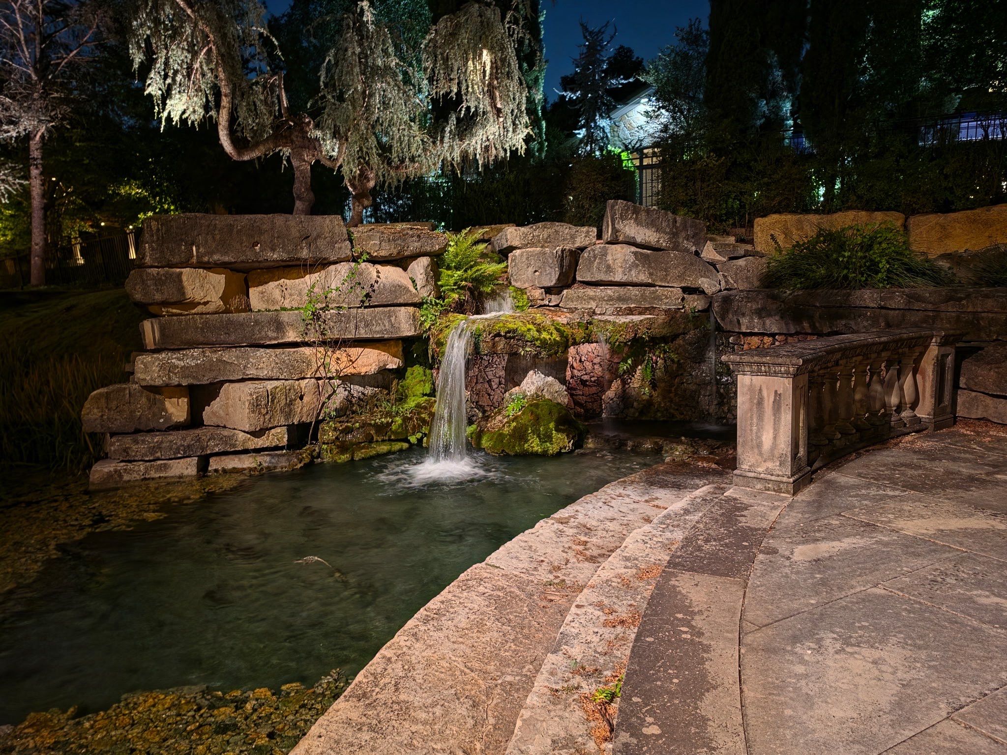 Glen Abbey HOA Park in Dallas by Outdoor Lights + Shades
