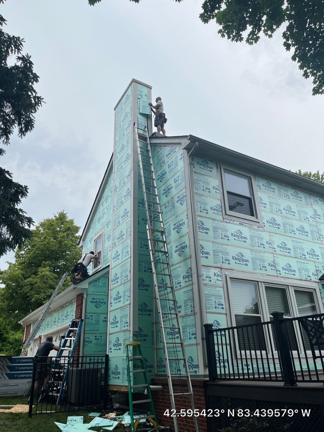 Siding Replacement using Ascend by 180 Contractors